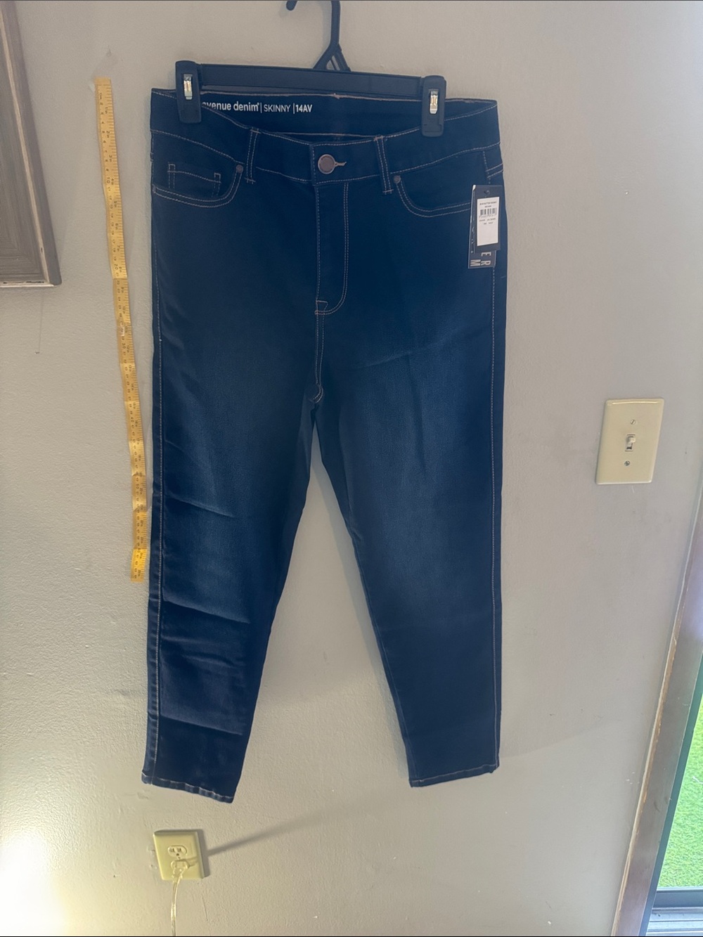 Avenue Dark Indigo Skinny Jeans